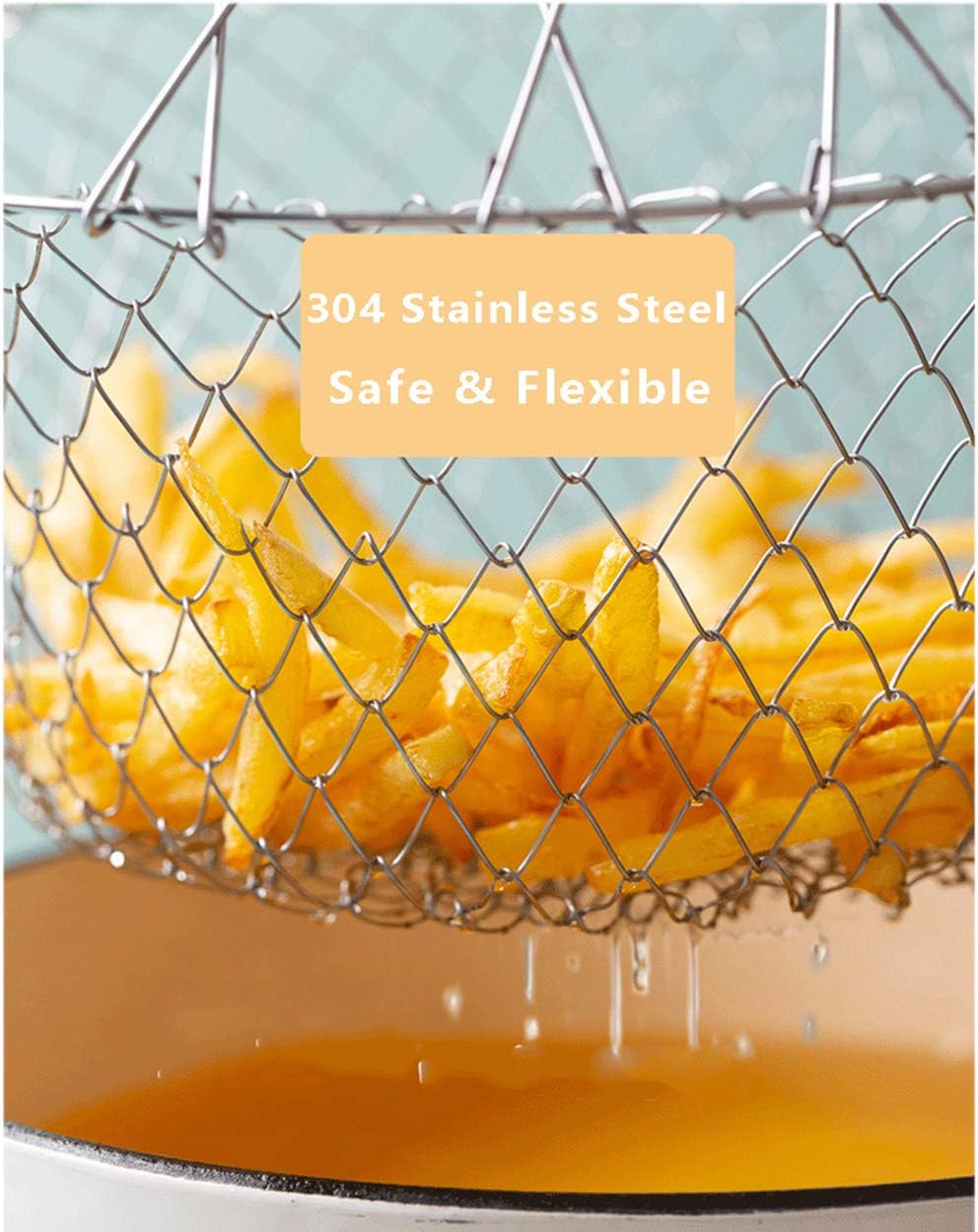 Multi-Function Foldable Chef Cooking Strainer