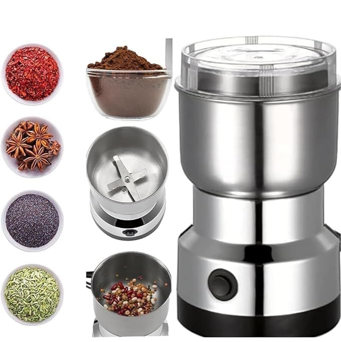 Stainless Steel Multifunctional Coffee & Spice Grinder