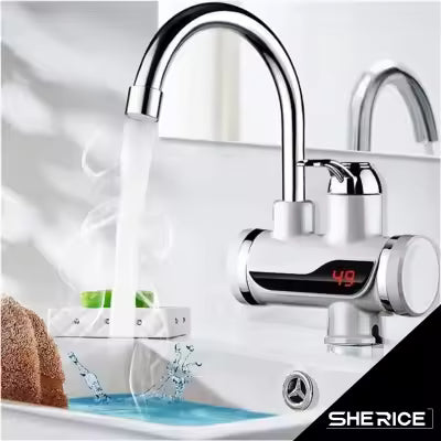 Electric Hot Water Heater Faucet | Instant Heating Tap with Dual Use