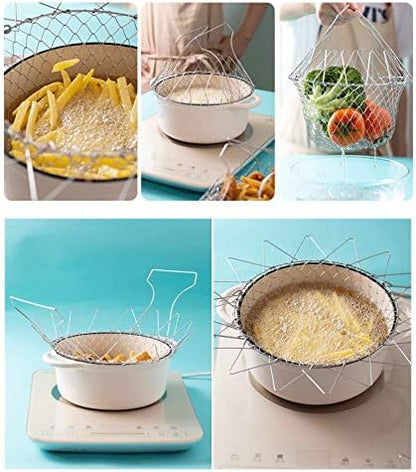 Multi-Function Foldable Chef Cooking Strainer