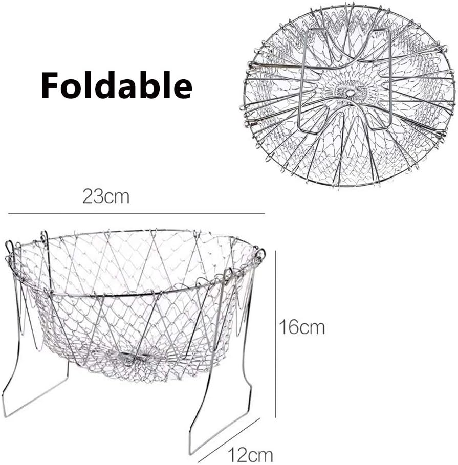 Multi-Function Foldable Chef Cooking Strainer