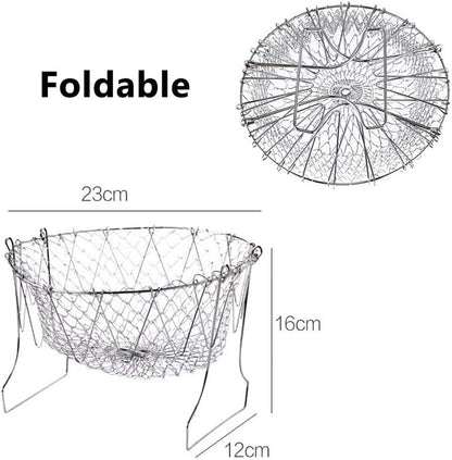 Multi-Function Foldable Chef Cooking Strainer