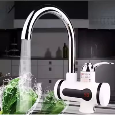 Electric Hot Water Heater Faucet | Instant Heating Tap with Dual Use