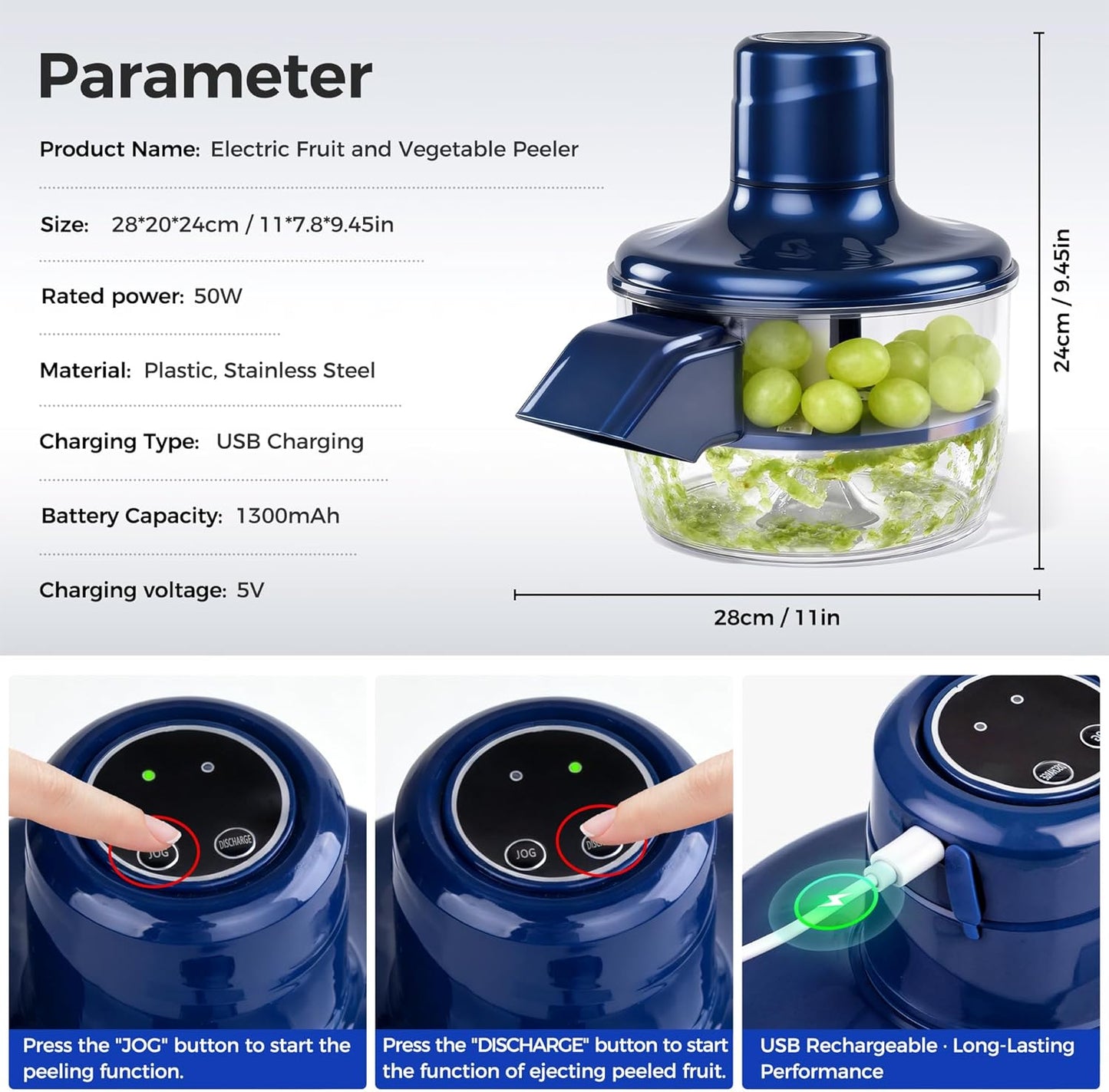 Automatic Fruits and Vegetables Peeler